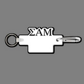 Key Clip W/ Key Ring & Sigma Alpha Mu Key Tag